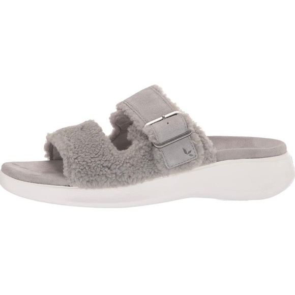 Nib Koolaburra by UGG Womens Pasea Slide Sandal Slippers Grey - Picture 4 of 12